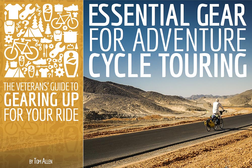 the Cover of Essential gear for adventure cycle touring by tom allen