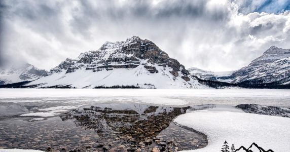 Bow Lake's beautiful transformation to spring