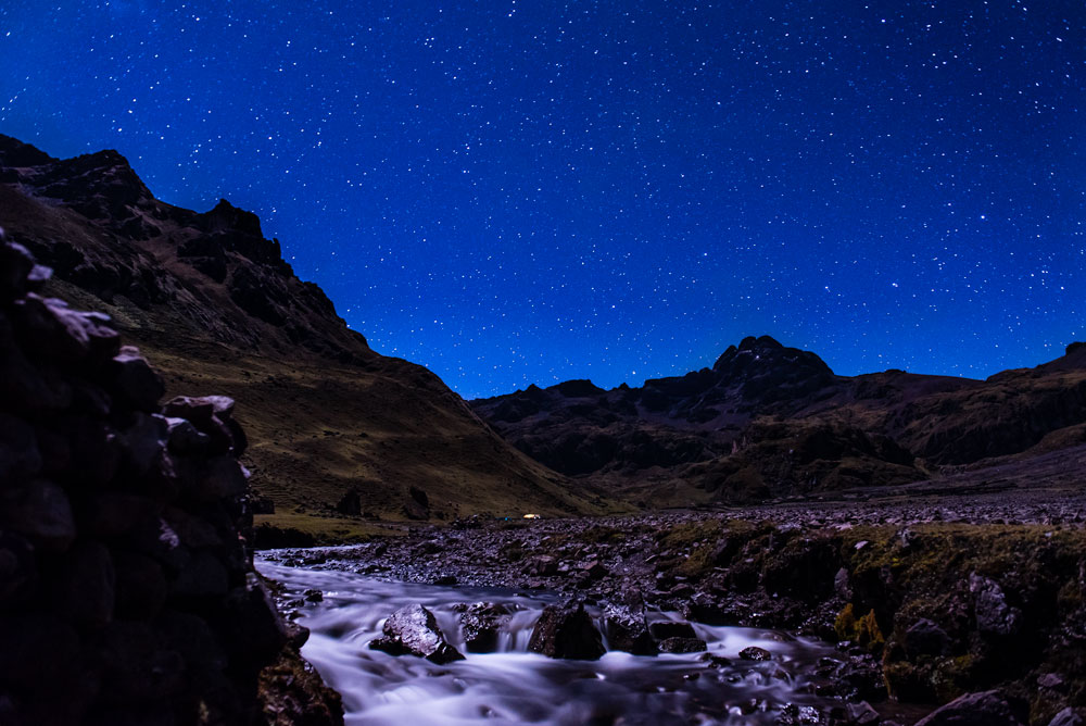 Night skies in the high andes.
