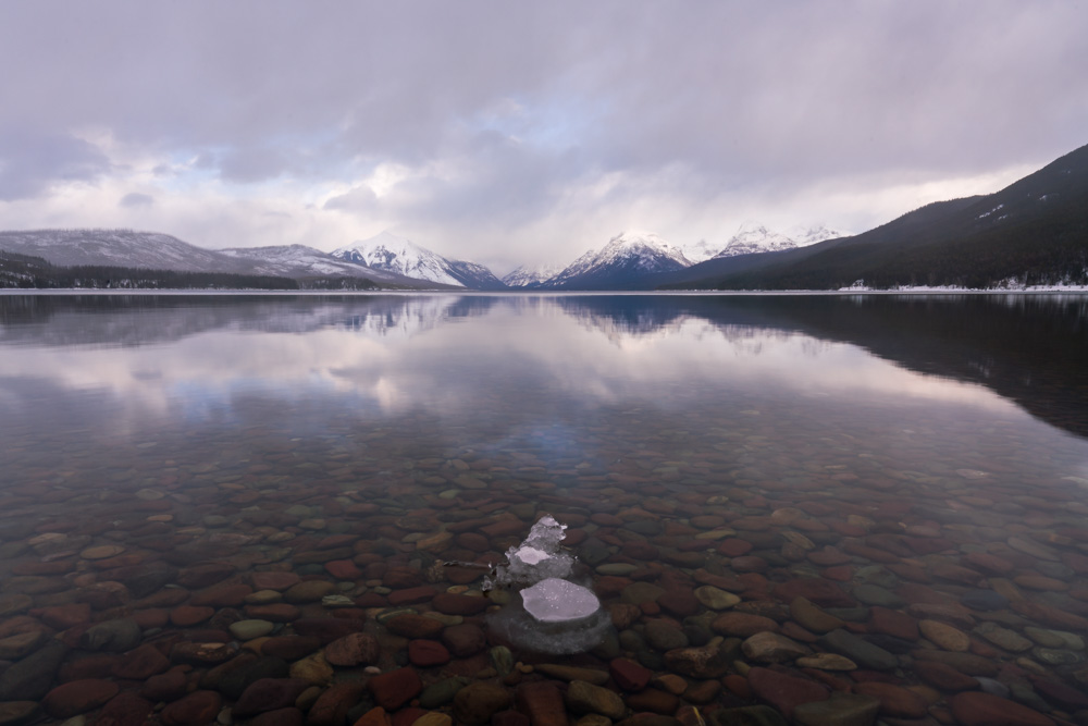 The classic view across Lake MacDonald in Glacier National Park is a must-see location during any visit to Kalispell, Montana