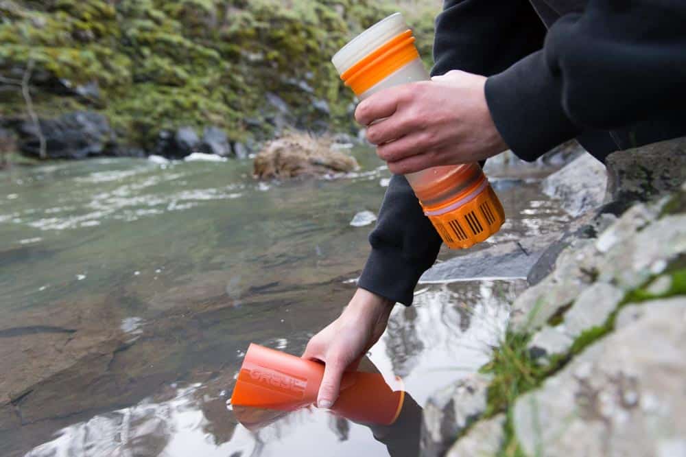 The Grayl Ultraliight water filter is an easy way to replace 300 plastic water bottles.