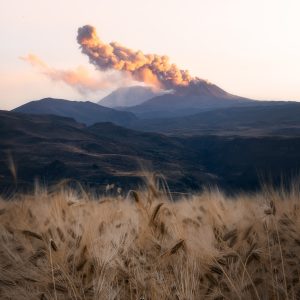 Colca Canyon Volcano Eruption